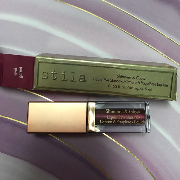 Stila Shimer & Glow Liquid Eye shadow Vivid Garnet - Picture 2 of 4
